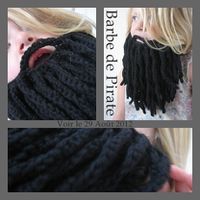 déguisement PIRATE BARBE TUTO DIY