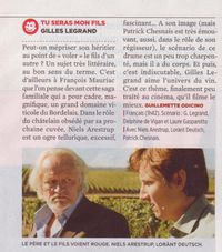 tu seras mon fils telerama