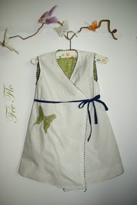 Robe croisée réversible (2)