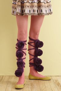 Carnelian Pom-Pom Leg Fancies-copie-1