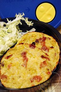 Quiche de jamón y puerros sin masa (19)