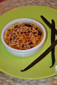 Crème brulée vanielle 1