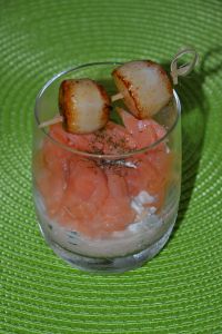 verrine saumon