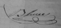 Signature BLANC-Nicolas-maire 1840