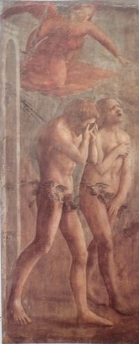 Masaccio Adam et Eve chassés du paradis terrestre 1427 fre