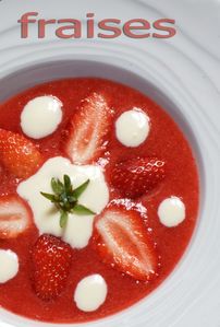 SOUPE DE FRAISES