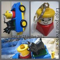 porte clé ENFANT TUTO DIY LEGO DUPLO
