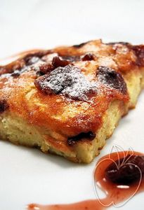 Tarta caramelizada de mermelada de cerezas (con sartén) (2