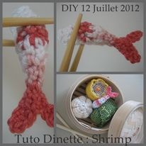 crevette DINETTE TUTO CROCHET