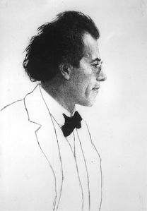 Emil Orlik, Mahler