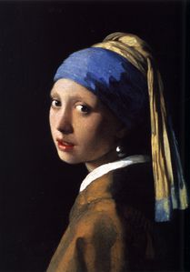 Johannes Vermeer (1632-1675) - The Girl With The P-copie-1