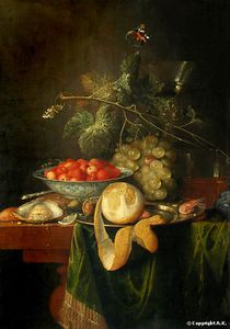 Jan Davidsz de Heem, nature morte au citron pelé, Van Dyck