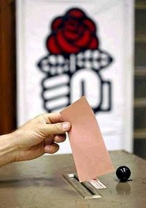 vote démocratique PS.