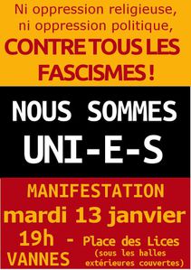 appel manif 130115 Vannes