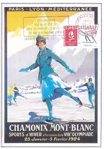 JO Chamonix 1924 Affiche