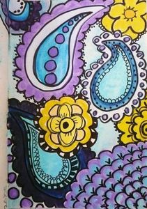 a daily doodle in the mini journal