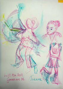 Danse-Hip Hop-Croquis-Dessin-Atelier de flo18