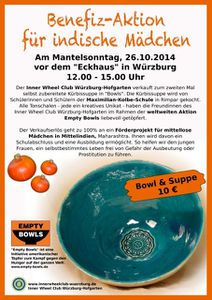 IW Plakat EmptyBowls-So.-26.10.2014