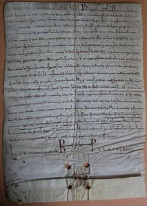 Charte de Philippe Auguste pour Saint Médard de Soissons 1