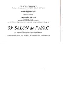 AYAC 2010 carton invitation