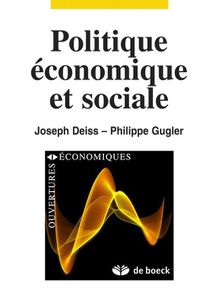 « Politique économique et sociale » de Joseph DEISS et