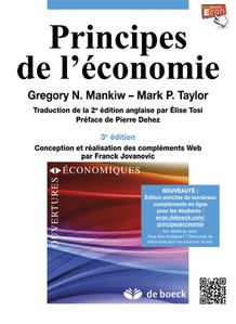 « Principes de l'économie » 2013 par Gregory MANKIW