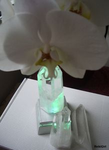 Orchidées sur cristaux 3-RG