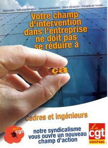 Affiche Un nouveau champ d'intervention Ugict CGT