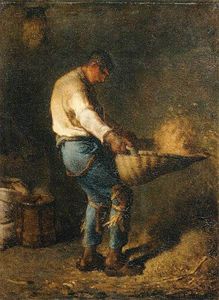 Jean-François Millet (II) - The Winnower - WGA15688
