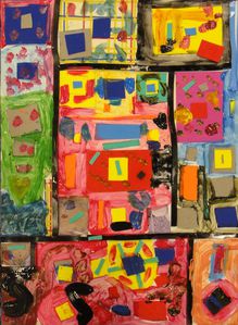 Flo Megardon-Peinture-Mondrian-Enfants- Sedan-16