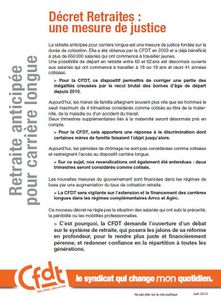 Décret Retraites