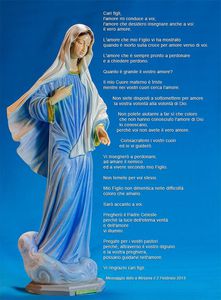 REGINA PACIS - MESSAGGIO DEL 2 FEBBRAIO 2013