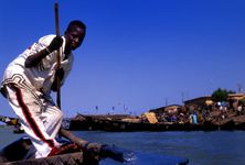 40-Mopti - Mali - Traverséé fleuve Niger vers Village Bozo