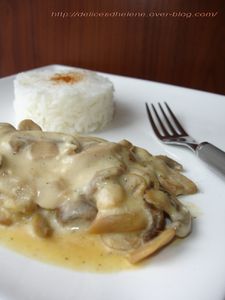 blancs de poulet au Saint Marcellin (1)