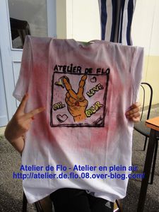 Atelier de flo-Donchery-Peinture-Tee shirt-Enfants-FloM20