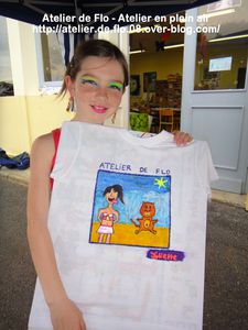 Atelier de flo-Donchery-Peinture-Tee shirt-Enfants-FloM28