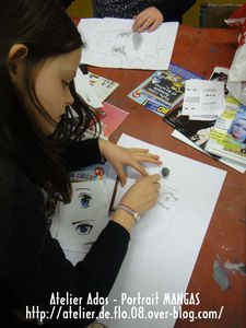 Portrait Mangas Atelier Artiste Peintre Ardennes Flo Megardon5