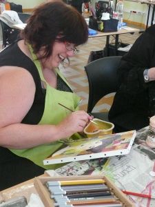 a 006 Viscountess Sheshire Kitten at Work