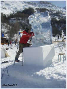 Sculpture sur glace Valloire 2013 b