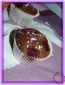 muffins framboises