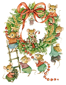 Couronne-de-noel-et-les-souris.gif