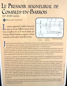 Le Pressoir Seigneurial de Combles en Barrois