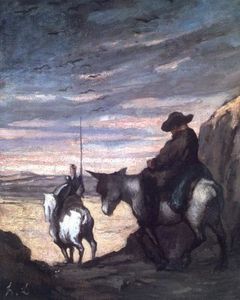 Daumier-Don-Quichotte-et-Sancho-Panza-1867