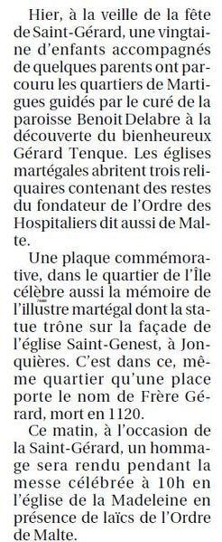 Gerard Tenque La Provence 2
