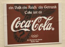 coca-cola olympic games in berlin 1936