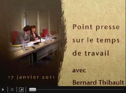 point de presse 17 janvier 2011