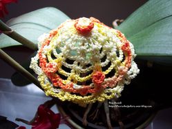 ombrelle-jaune-orange-decoration-crochet
