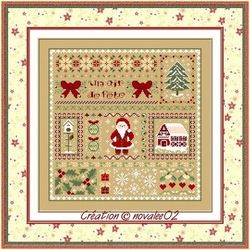 sampler de Noël Un air de fête
