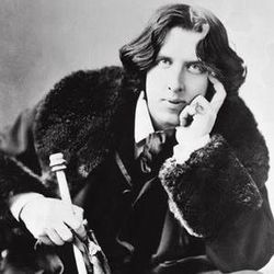 Wilde Oscar avec sa canne