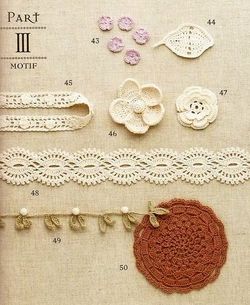 motifs au crochet.